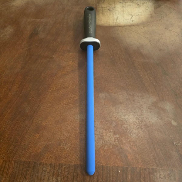 Blue Ceramic Sharpening Rod