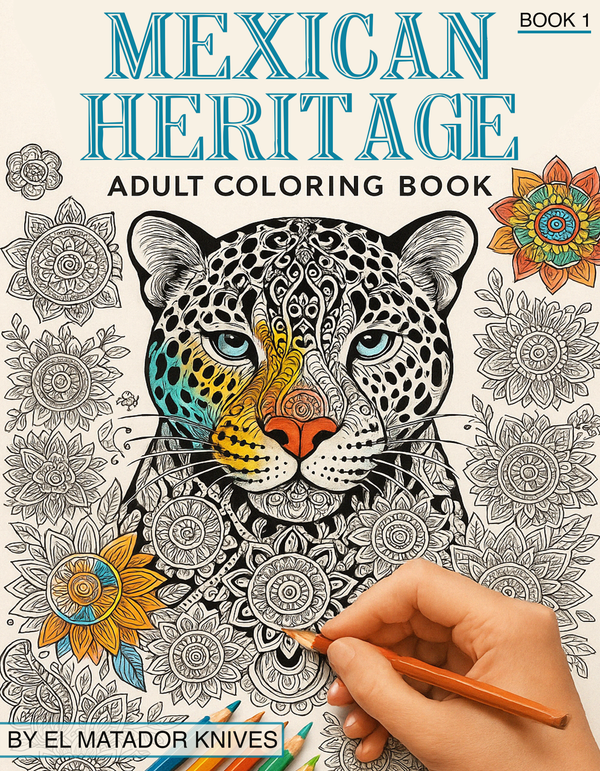 Mexican Heritage Adult Coloring Book #1