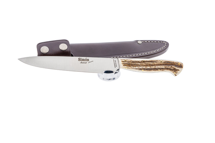 Simón Criollo Large Knife – Stag Horn Handle