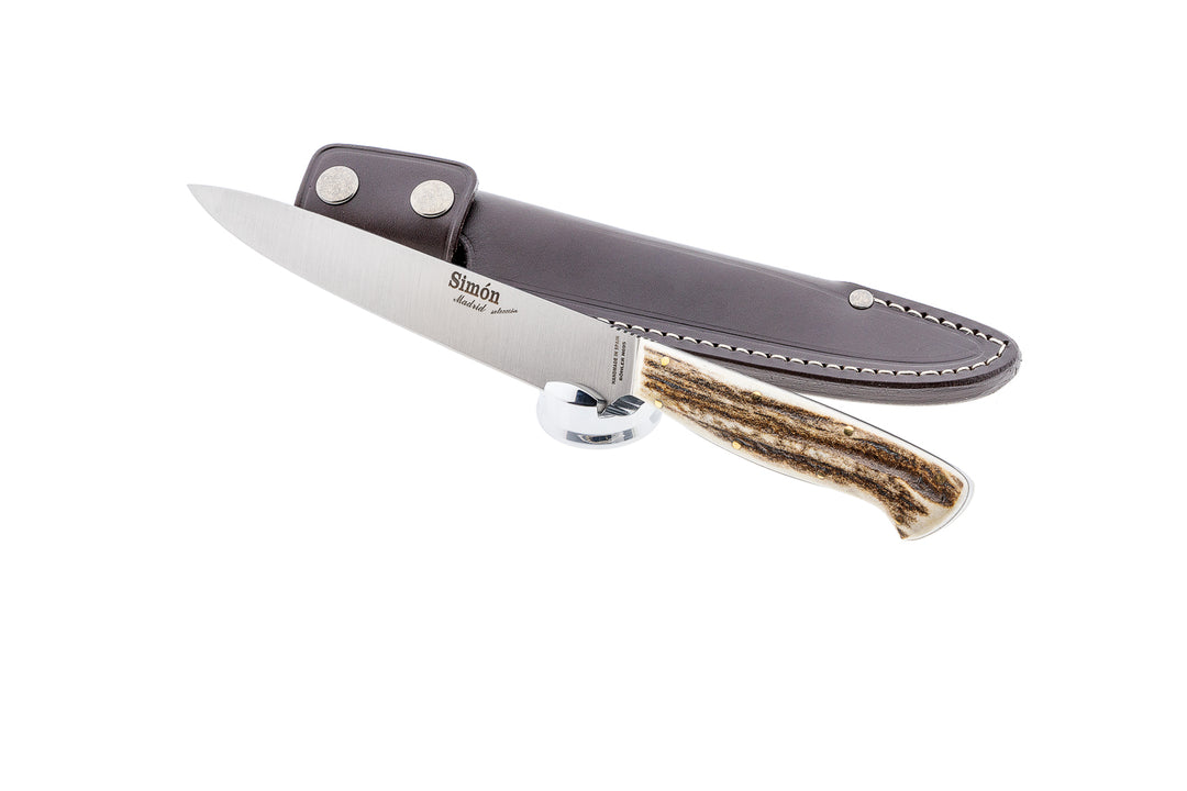 Simón Criollo Large Knife – Stag Horn Handle