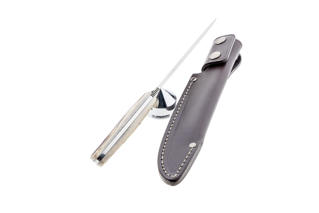 Simón Criollo Large Knife – Stag Horn Handle