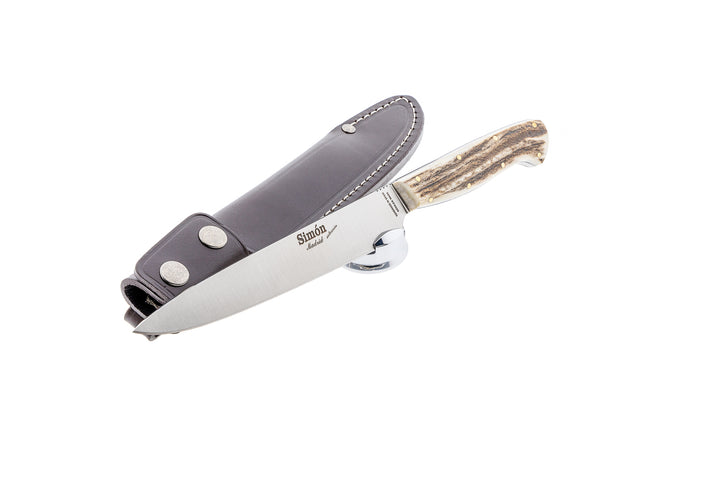Simón Criollo Large Knife – Stag Horn Handle