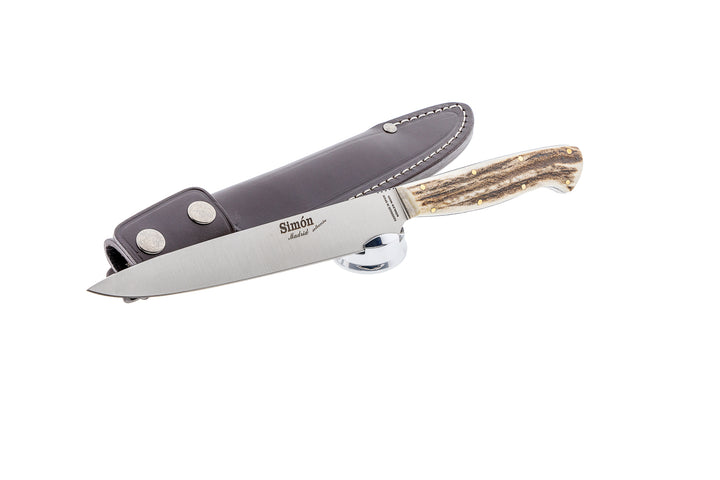 Simón Criollo Large Knife – Stag Horn Handle