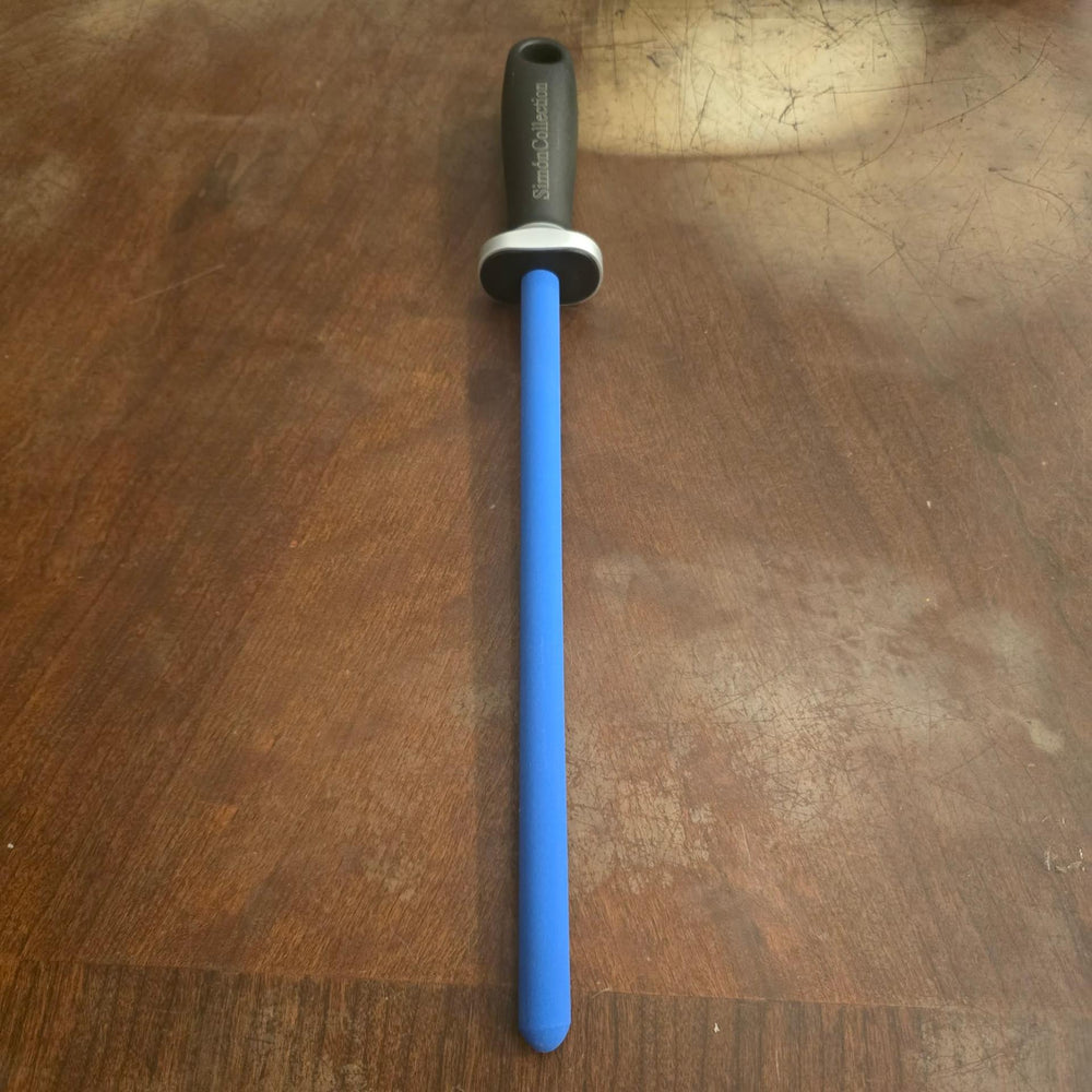 Blue Ceramic Sharpening Rod