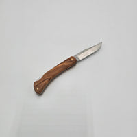 Bowie Olive Small Pocket Knife view 2