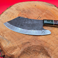 Meat Cleaver Dark Handle view 4