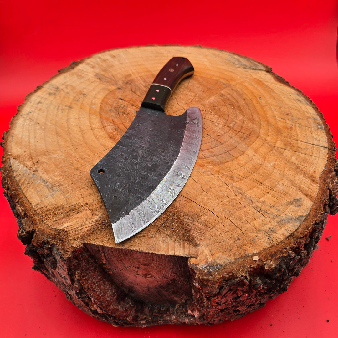 Meat Cleaver Dark Handle