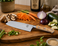 Handmade Spanish 5-Piece Olive Wood Knife Set view 4