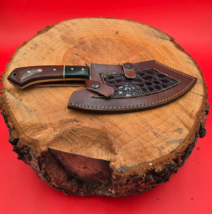 Meat Cleaver Dark Handle