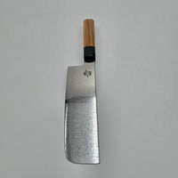 Simón Damascus Japan Olivo 7" Nakiri Knife view 2